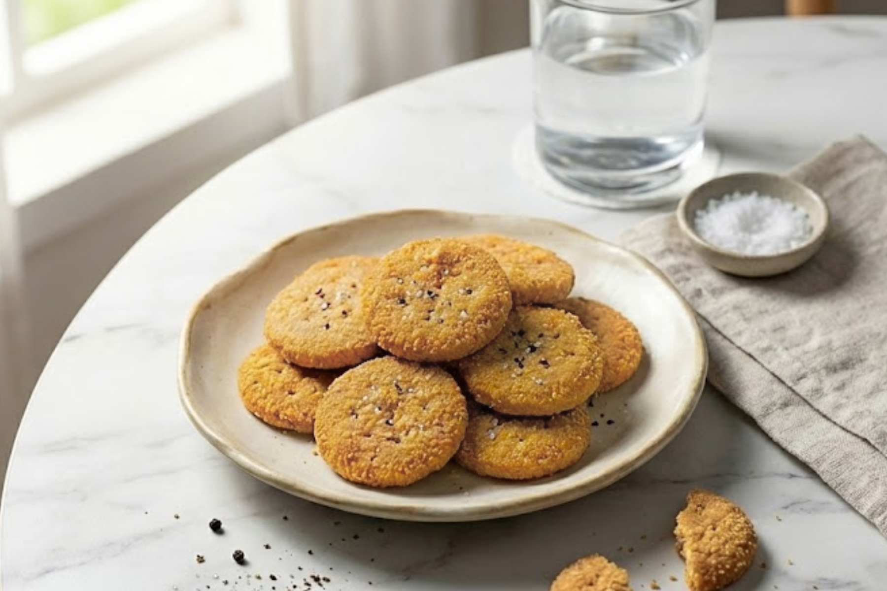 Sweet and Salty Rava Mathri